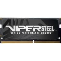 Patriot Viper Steel PVS432G240C5S hukommelsesmodul 32 GB 1 x 32 GB DDR4 2400 Mhz grå, 32 GB, 1 x 32 GB, DDR4, 2400 Mhz, 260-pin SO-DIMM